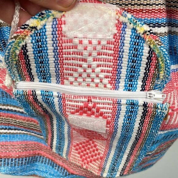 Pinzon Canvas Boho Aztec Backpack - Picture 5 of 10